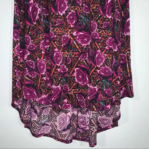 LuLaRoe size Small high low hem short sleeve dress - Picture 5 of 8